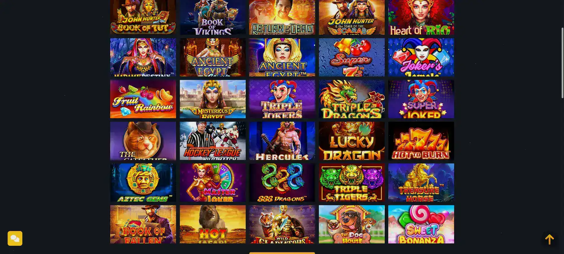 Интерфейс игрового зала Азино 777 с автоматами